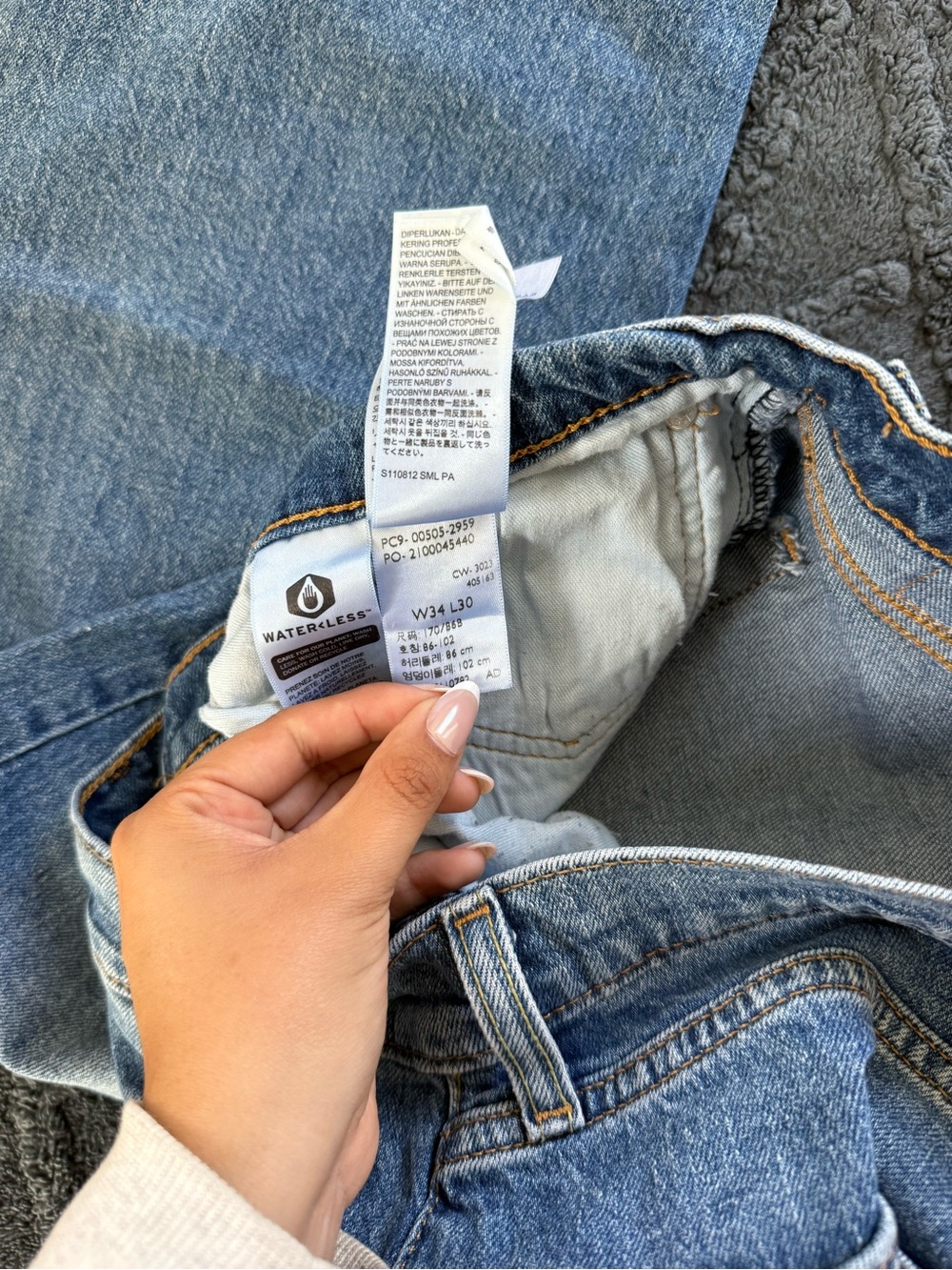 Levi's 505 Regular Fit Jeans - Picture 6 of 6